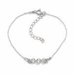 srebrna bransoletka łańcuszkowa dna