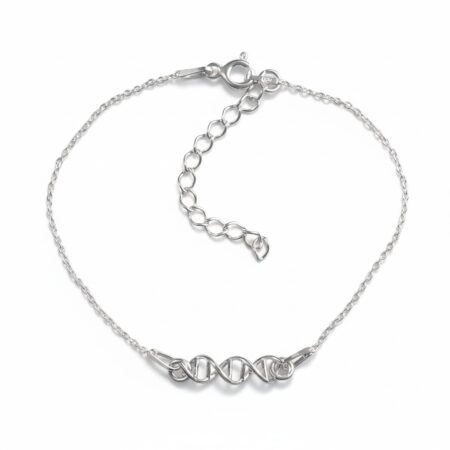 srebrna bransoletka łańcuszkowa dna