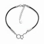 srebrna bransoletka sznurkowa serotonina