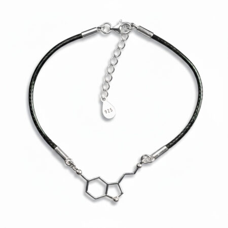 srebrna bransoletka sznurkowa serotonina