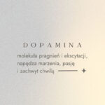 srebrny naszyjnik z łącznikiem dopamina