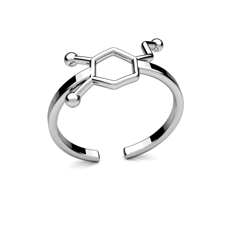 pierścionek dopamina srebrny pierścionek dopamina srebrny